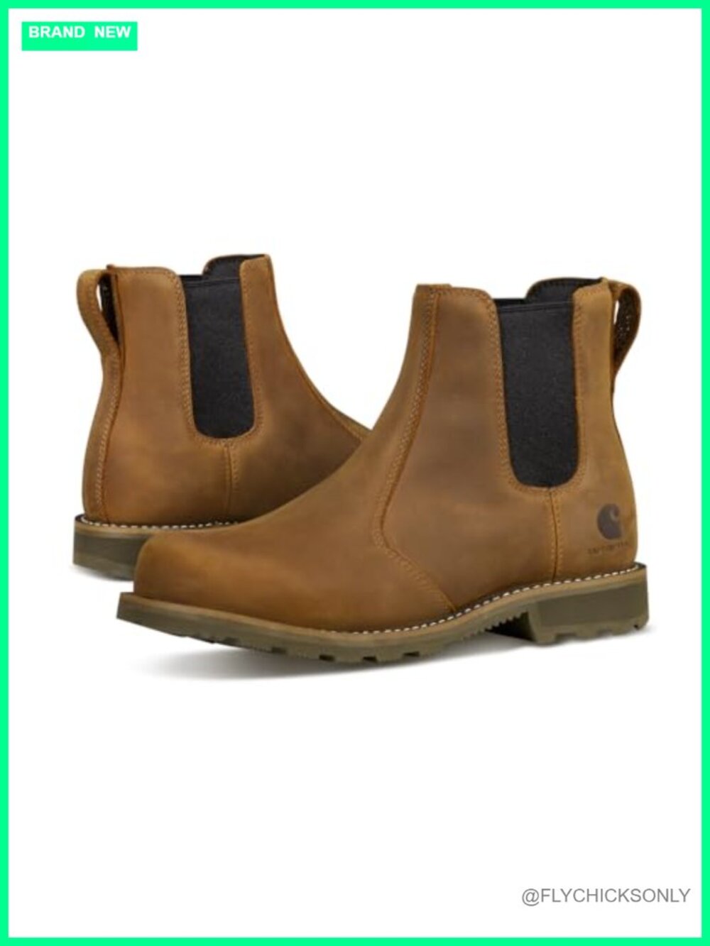 Carhartt Women's Frontier Water-Resistant Chelsea Steel Toe Work Boots Ankle